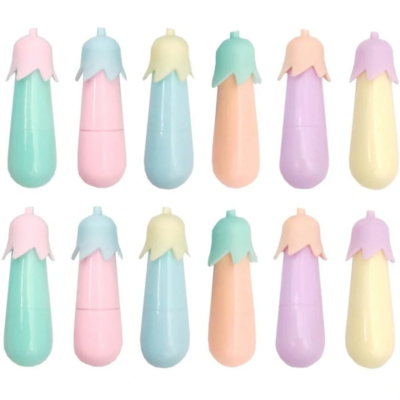 KAWAII Eggplant 🍆 Highlighters - Picture 3 of 9